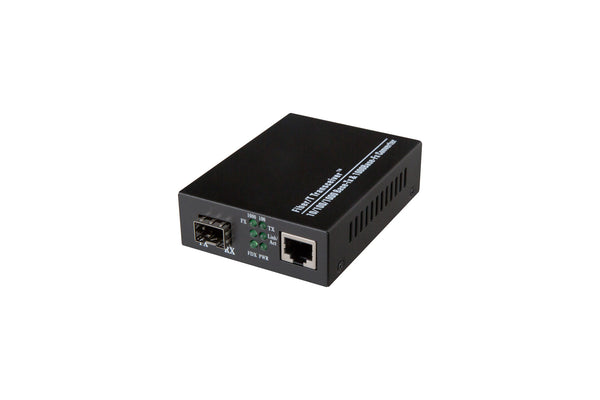 Media Convertor Ethernet, GHT-NET, 10/100/1000 Mbps cu SFP